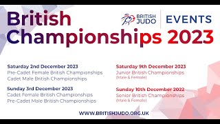 British Championships 2023 PreCadetCadet  2nd December  Mat Three [upl. by Perrine]