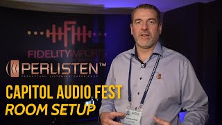 Perlisten s7t Room Setup at Capital Audio Fest 2023 [upl. by Asseralc]