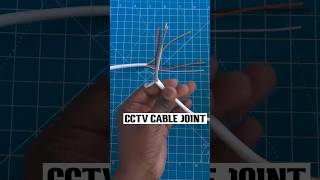 How to joint cctv camera wire 31 cctv copper cable joint video instruction shorts [upl. by Dowell]