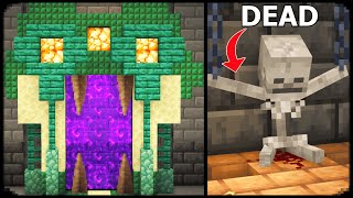 Minecraft 13 Dungeon Build Hacks and Ideas [upl. by Aysa]