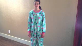 Skull Footed Pajamas for Girls [upl. by Valda]