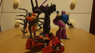 Transformers Reviews  Legacy United Prime Cliffjumper VS Tarantulas Squeezeplay amp Cyberverse Tarn [upl. by Farika]