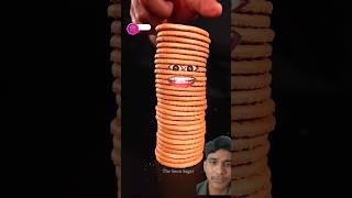 Biscuit ka dukh 😃😃 cake chocolate chocolatecake funny shortsvideo kanhasps food [upl. by Earesed]