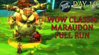 Maraudon Full Dungeon Run  WoW Classic Gameplay  Priest Day 10 Leveling [upl. by Nylzzaj]