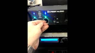 Crest Pro 8200 amplifier test [upl. by Delp244]