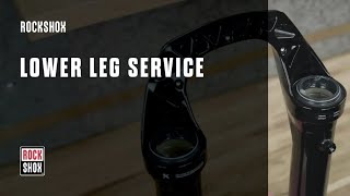 Rockshox 50 Hour Lower Leg Service [upl. by Odlanra]