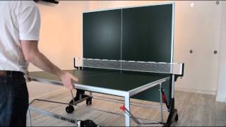 How to fold a Kettler Stockholm Outdoor Table Tennis Table [upl. by Heather]