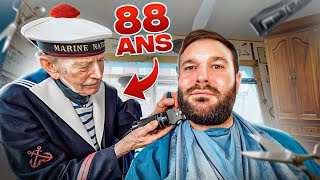 JE TESTE LE COIFFEUR LE PLUS ÂGÉ DE FRANCE 88 ans [upl. by Hardwick]