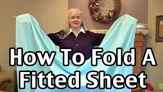 How to Fold A Fitted Sheet [upl. by Ivonne]