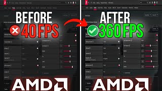 AMD RADEON SETTINGS 🔧BEST AMD SETTINGS To Boost FPS For Gaming  NEW amp IMPROVED Tweaks [upl. by Ennalyrehc554]