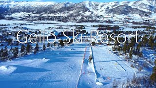 Geilo Ski Resort  SkiGilo  Norway  4K Drone Video [upl. by Ybbil165]