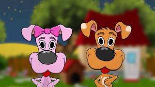 Pesky Little Pups  song about puppies BongoBongo tv [upl. by Yarg]