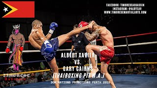 Albert Xavier vs Gary Cairns Thaiboxing Pit WA [upl. by Freddie523]