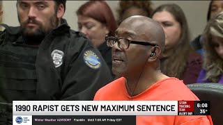 Man receives maximum sentence in 1990 rape case resentencing [upl. by Tdnarb39]