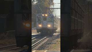 NJT 430 arriving at Bernardsville with horn taps train [upl. by Seugram]