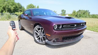 2022 Dodge Challenger RT Plus  Start Up Exhaust POV Walkaround Test Drive and Review [upl. by Adnahcir680]