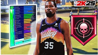 NBA 2K25 BEST 610 KEVIN DURANT BUILD USER LIVE NBA 2K25 BEST JUMPSHOT [upl. by Steinman949]