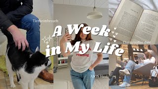 Weekly vlog  ASOS Haul Thaliacoffee date Tierheimbesuch ❣️🧣🍝 [upl. by Notsua796]