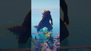 Godzilla Destroys Tilted Towers in Fortnite [upl. by Erfert]