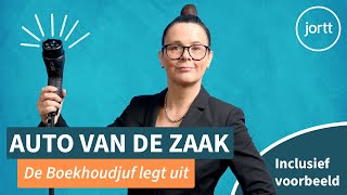 Auto van de zaak hoe werkt het  Cursus boekhouden door de boekhoudjuf [upl. by Atinnod]