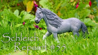 Repainting A Schleich Horse  Custom 55 ‘Cobalt’ [upl. by Yentiw128]