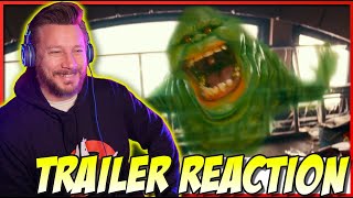 GHOSTBUSTER FROZEN EMPIRE  Official Trailer Reaction [upl. by Imoan853]