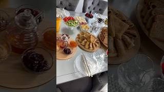 Misafir kahvaltı hazırlığı yemek food breakfast kahvaltı misafirsofrası tatil yummy kitchen [upl. by Wiencke]