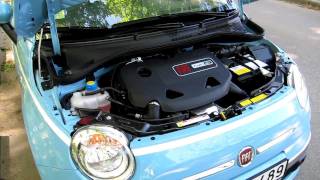 FIAT 500 TwinAir engine 875cc twocilinder [upl. by Liberati]