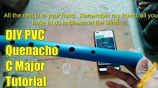 DIY PVC Quenacho key of C Tutorial [upl. by Aniad]