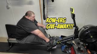 Concept 2 rowerg give away LETS Row Along together [upl. by Ais]