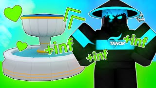 HEALING FOUNTAIN  INVINCIBLE in Roblox Bedwars [upl. by Karrah418]