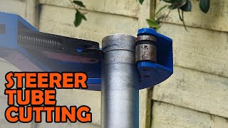 Steerer Tube Cut with a pipe cutter beginner MTB Basics [upl. by Shreeves]