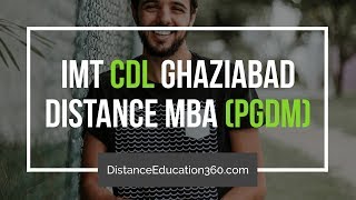 IMT CDL Ghaziabad Distance Education MBA PGDM [upl. by Asilem678]