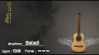 ايقاع بلدي السرعة 130 bpm بدون طبقة Baladi Rhythm [upl. by Edmee707]