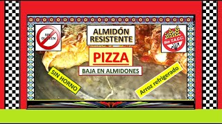 💥🌎PIZZA BAJA EN ALMIDONES SIN TACC SIN GLUTEN SIN HORNO🌎 💥 [upl. by Kaja]