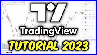 TradingView Tutorial 2023 ✔️ For BEGINNERS  How to use TradingView  EASY Chart Setup Guide [upl. by Ulrick]