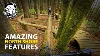 Riding Insane amp Beautiful North Shore MTB features [upl. by Ron]