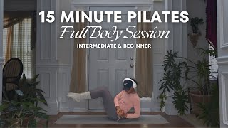 15 MIN TOTAL BODY PILATES  Effective Morning Workout  Lean amp Strong Body Beginner  Intermediate [upl. by Namyh]