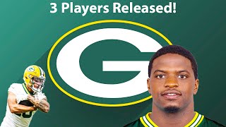 Green Bay Packers Release 3 Players [upl. by Maroj]