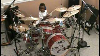 Sixx Am  Life is Beautiful 5 Year Old Drummer Jonah Rocks [upl. by Aizek]