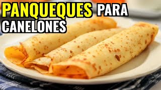 👩‍🍳 Receta de Panqueques Para Canelones  Como Hacer Panqueques Para Canelones [upl. by Anrat]