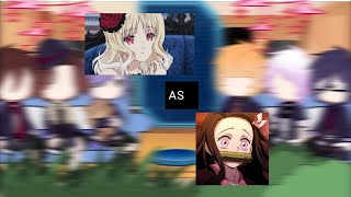 Diabolik Lovers react to Yui as Nezuko AU [upl. by Nylrats254]