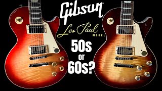 Gibson Les Paul Standard 50s vs 60s [upl. by Blayne]