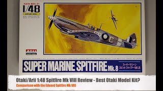 AriiOtaki 148 Spitfire Mk VIII Review  vs Eduard Spitfire Mk VIII [upl. by Agiaf]