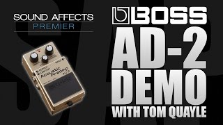 Boss AD2 Acoustic Preamp Pedal Demo with Tom Quayle [upl. by Wyndham104]