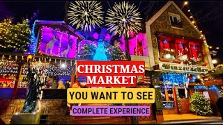 Which Christmas Market is The Best Europe Hidden Gem  Rüdesheim Germany  MustSee Walking Vlog [upl. by Debbee]