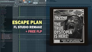 Travis Scott  ESCAPE PLAN FL Studio Remake  Free FLP [upl. by Cira]