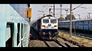 BHUSAWAL to KHANDWA  GOA Express  A Short Journey Indian Railways [upl. by Nihs]