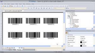 Print Barcode Labels with Professional Labeling Software [upl. by Ylnevaeh]