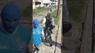 Crip Takes Gang Green Members Bike…😳😈 crips gtasa gtarp gtarpclips von kingvon bike gta5 [upl. by Lebiram]